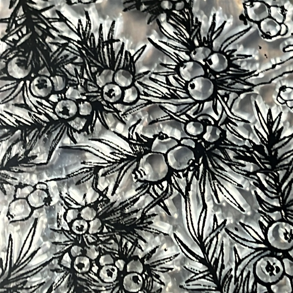 5for$10 Christmas Holly Line Clear Stamp Card Making Decoration and Scrapbooking